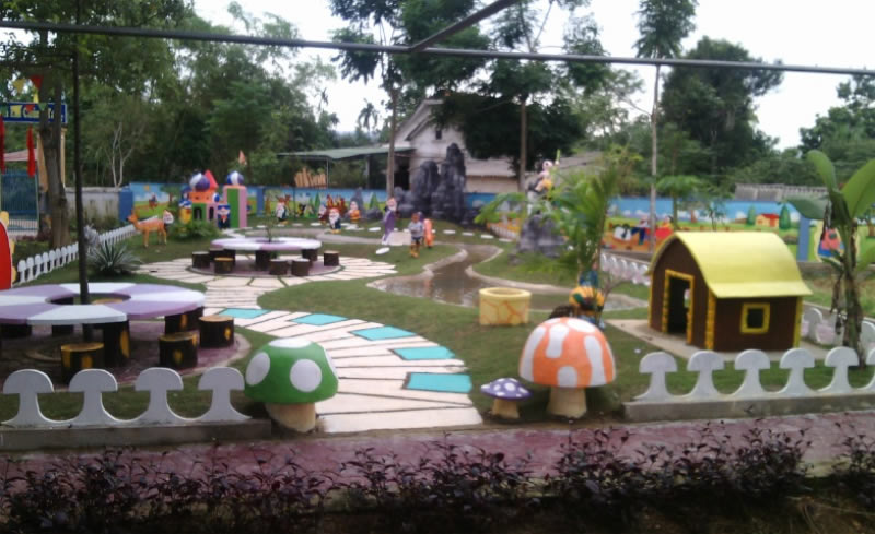 Thiết kế thi công vườn cổ tích trường mầm non TP Vinh Nghệ An